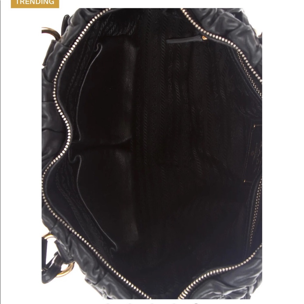 Authentic💖Prada Nappa Gaufre Handle Bag - Picture 8 of 10